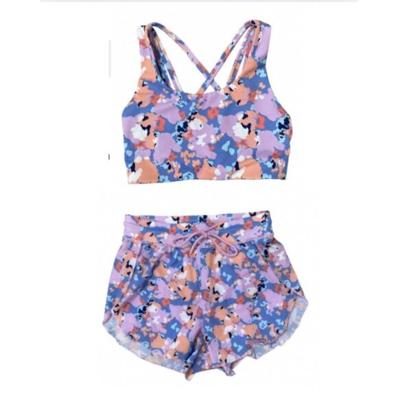 Senita Athletics Multicolor Sports Bra and skort - Picture 2 of 12